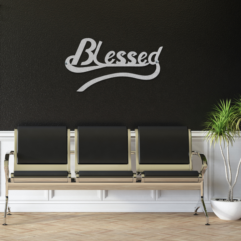 Blessed Metal Wall Art Decor - SacredSteelForge