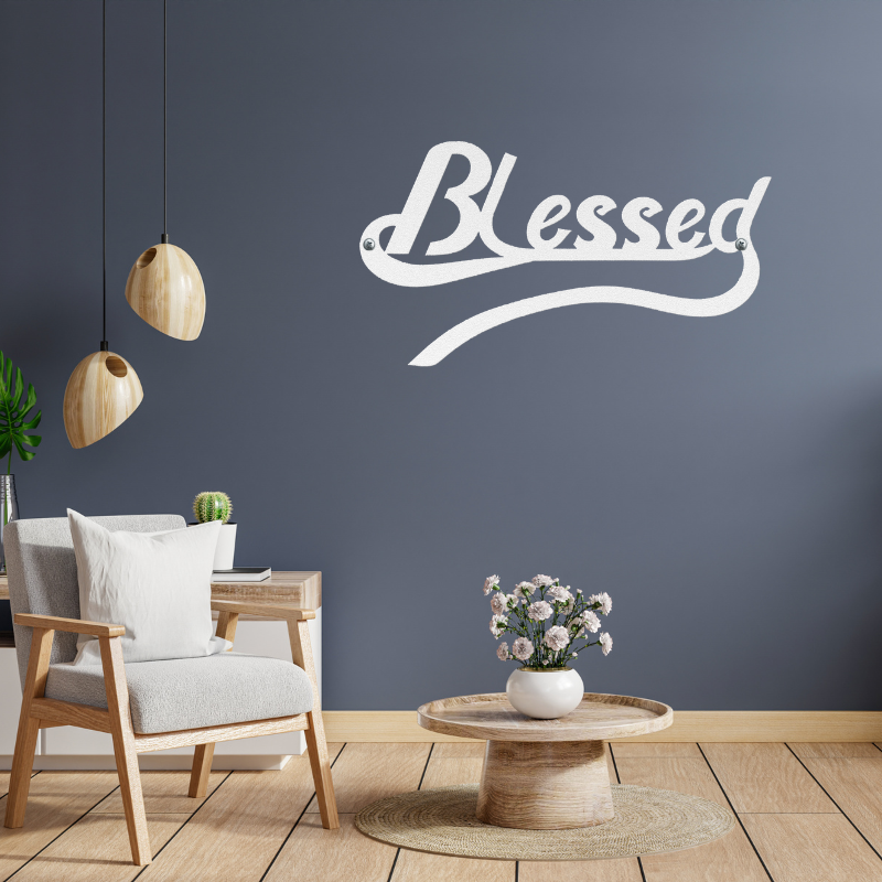 Blessed Metal Wall Art Decor - SacredSteelForge