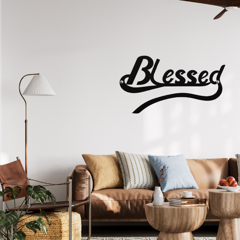 Blessed Metal Wall Art Decor - SacredSteelForge