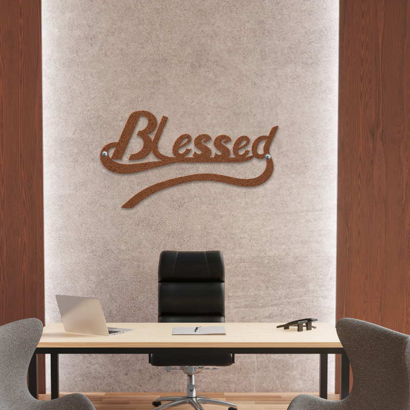 Blessed Metal Wall Art Decor - SacredSteelForge