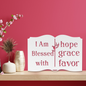 Psalm 69: Grace Hope Favor Bible Metal Wall Art Sign - SacredSteelForge