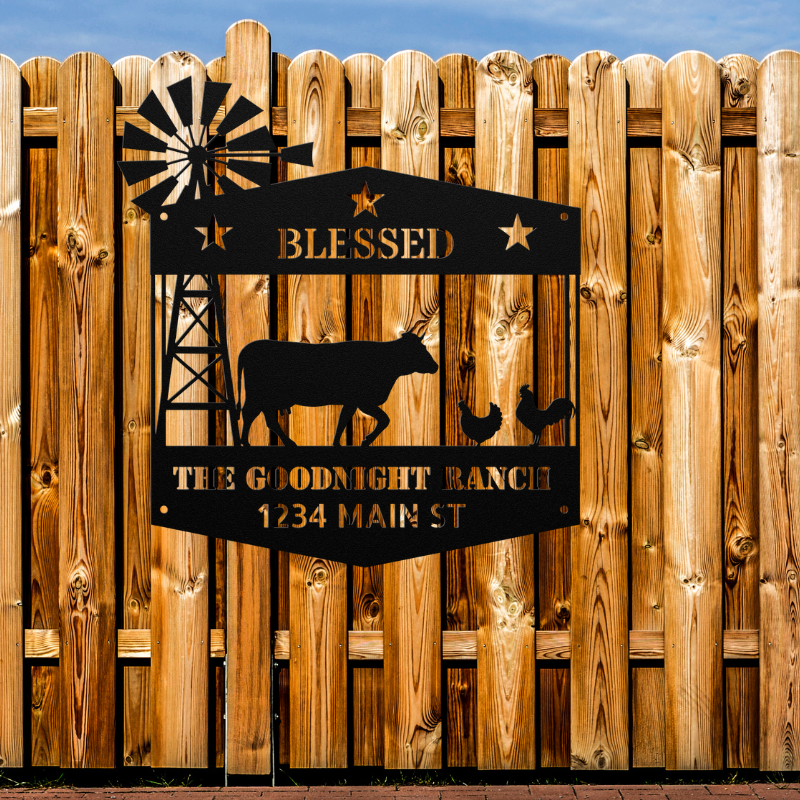 Personalized Blessed Ranch - SacredSteelForge