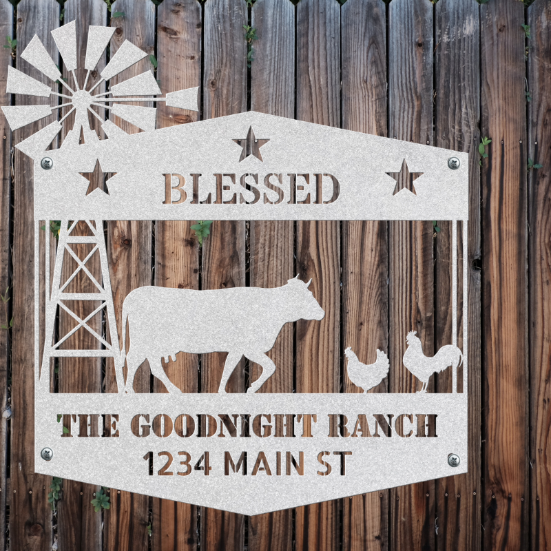 Personalized Blessed Ranch - SacredSteelForge