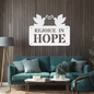 Rejoice in Hope Metal Wall Art Decor - SacredSteelForge