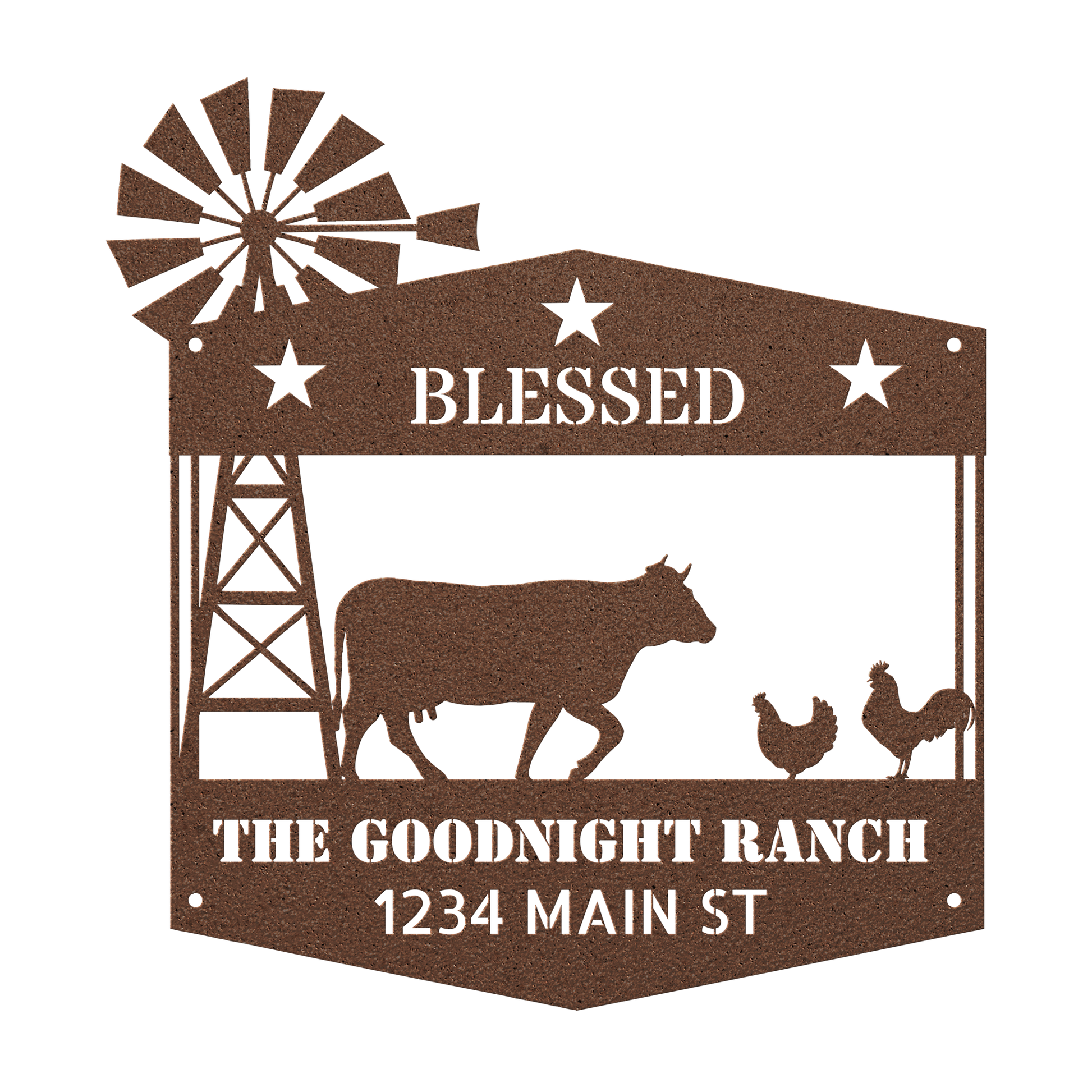 Personalized Blessed Ranch - SacredSteelForge