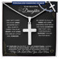 Personalized My Blessing From God Cross - A Special Gift from Mother to Daughter - SacredSteelForge